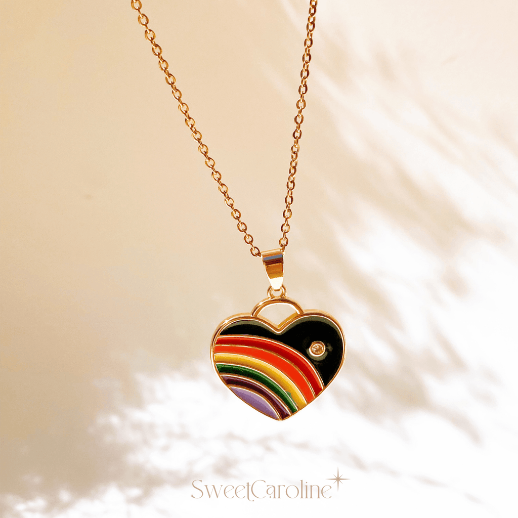 Collar Black Rainbow - SweetCarolineJWL