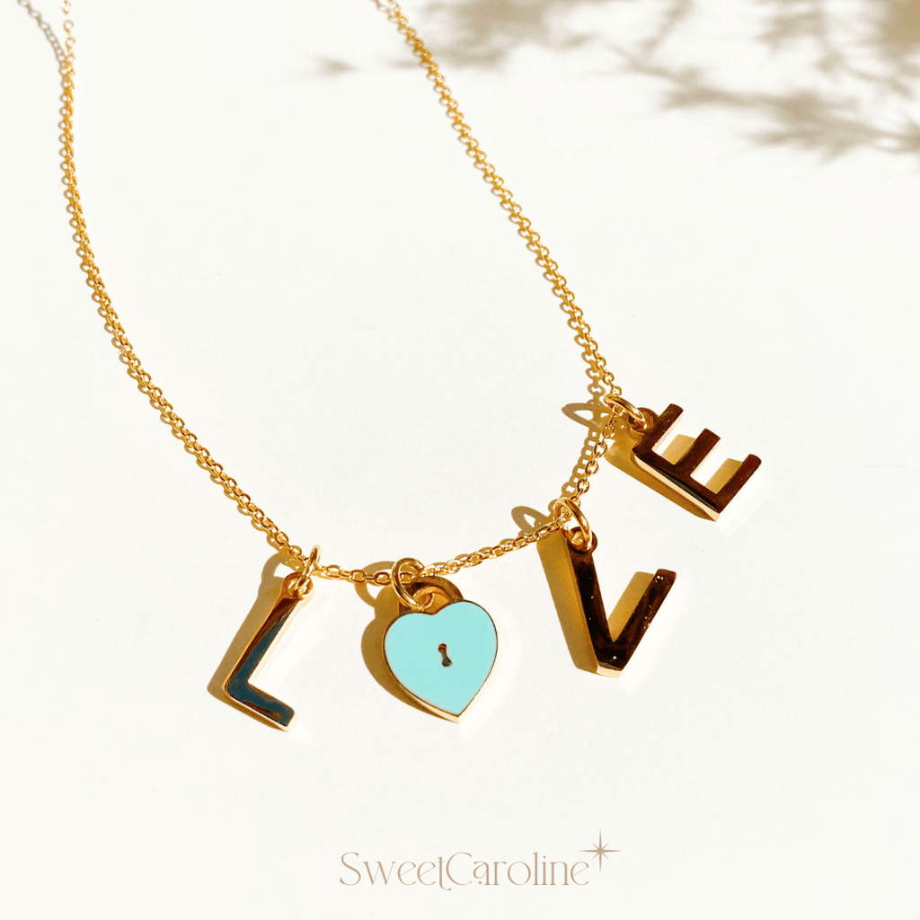 Collar LOVE Gold - SweetCarolineJWL