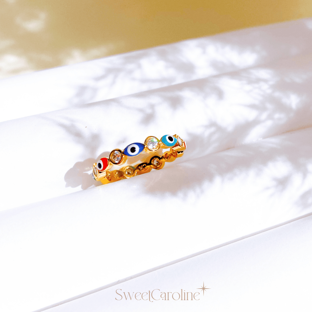 Anillo Evil eye Rojo - SweetCarolineJWL