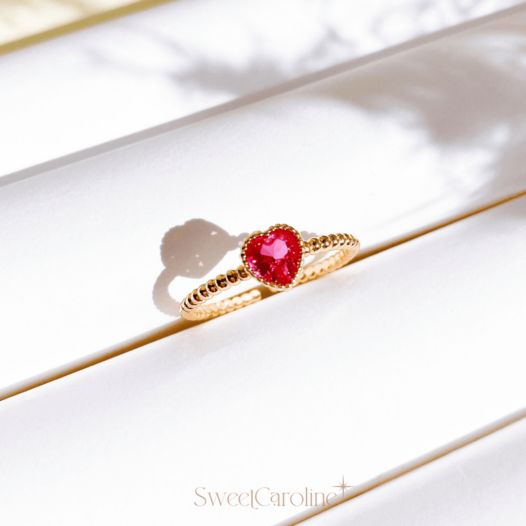 Hot Pink Promise Ring - SweetCarolineJWL