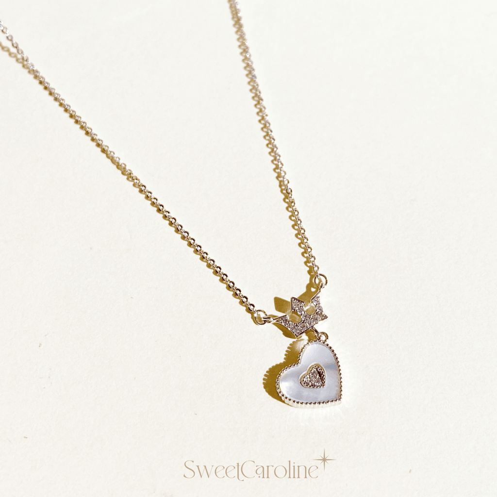 Collar Crown Heart - SweetCarolineJWL