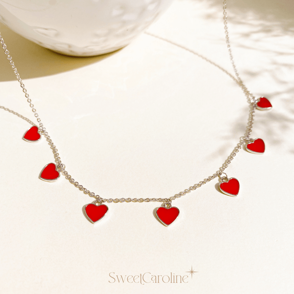 Choker corazones Silver - SweetCarolineJWL