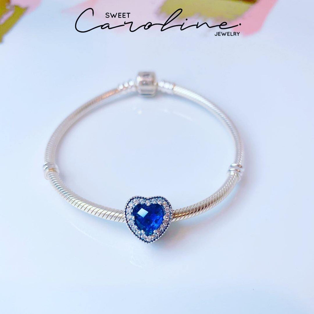 Charm Blue Heart - SweetCarolineJWL